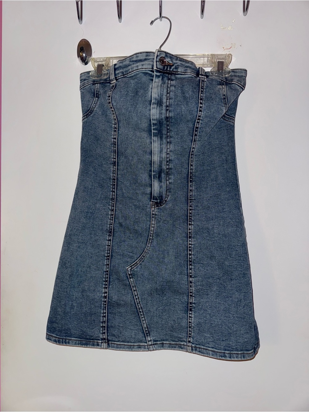 GARAGE Denim Mini Dress - Blue